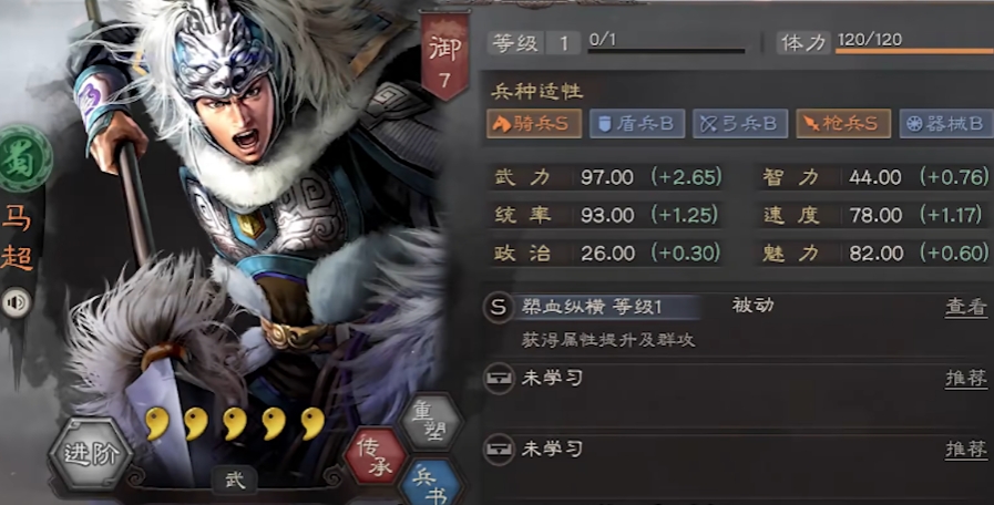 三国志战略版五虎马超带什么