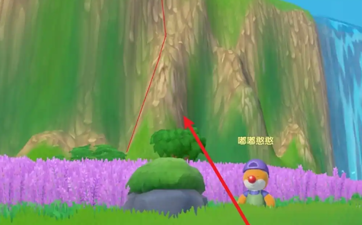 摩尔庄园手游彩虹瀑布怎么进去