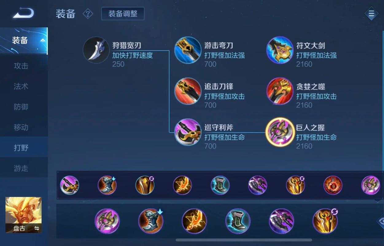 王者荣耀盘古铭文出装是什么