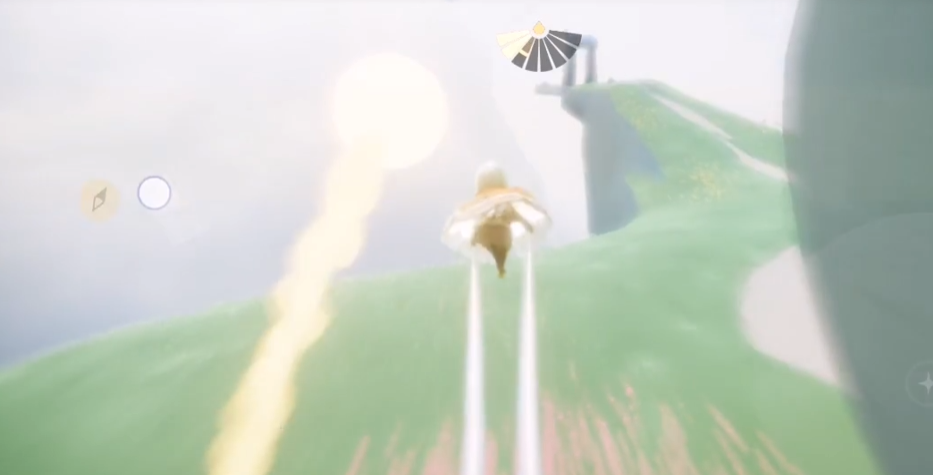 光遇云野之间有个星星的怎么追