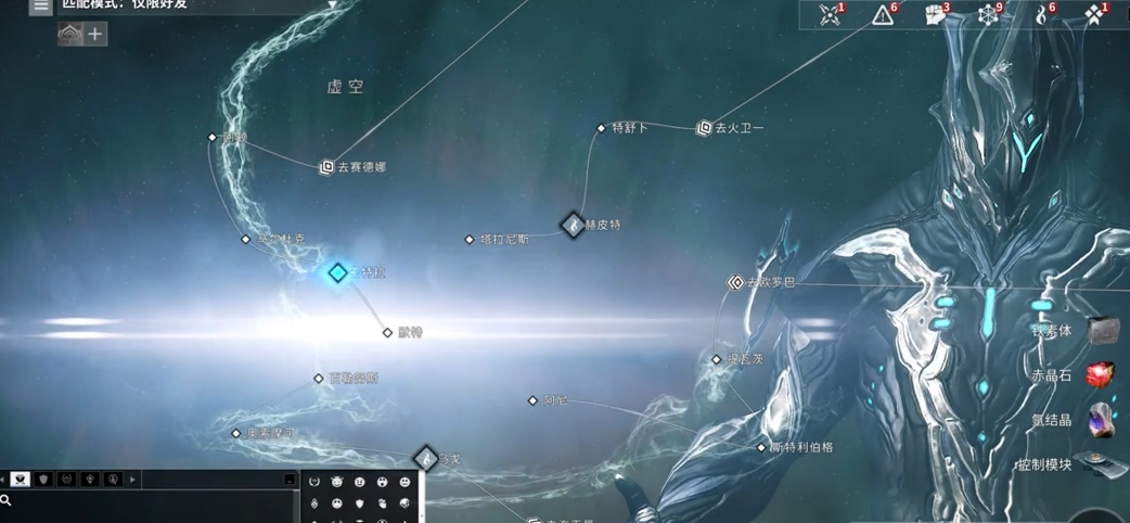 星际战甲虚空能刷什么