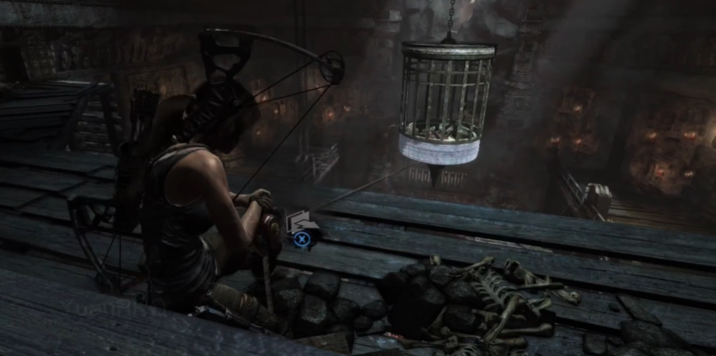 古墓丽影9笼子怎么推开