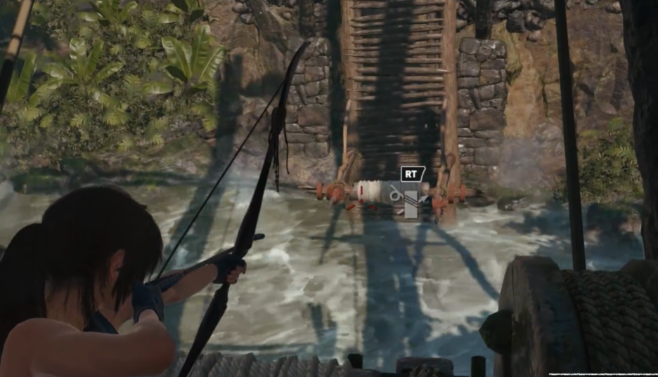 古墓丽影崛起吊桥怎么过