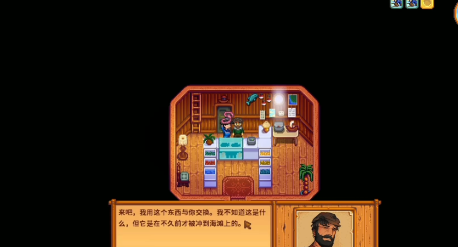 星露谷物语姜岛海盗的妻子在哪里