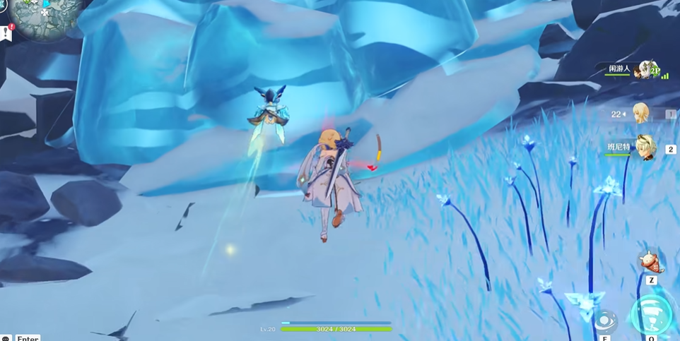 原神雪山西南面怎么去