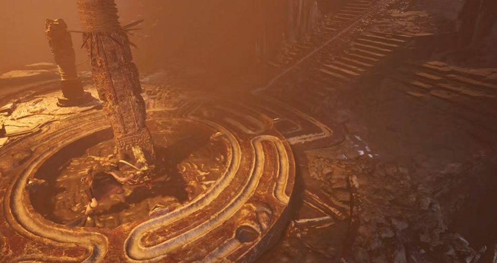 古墓丽影怎么脱离转盘