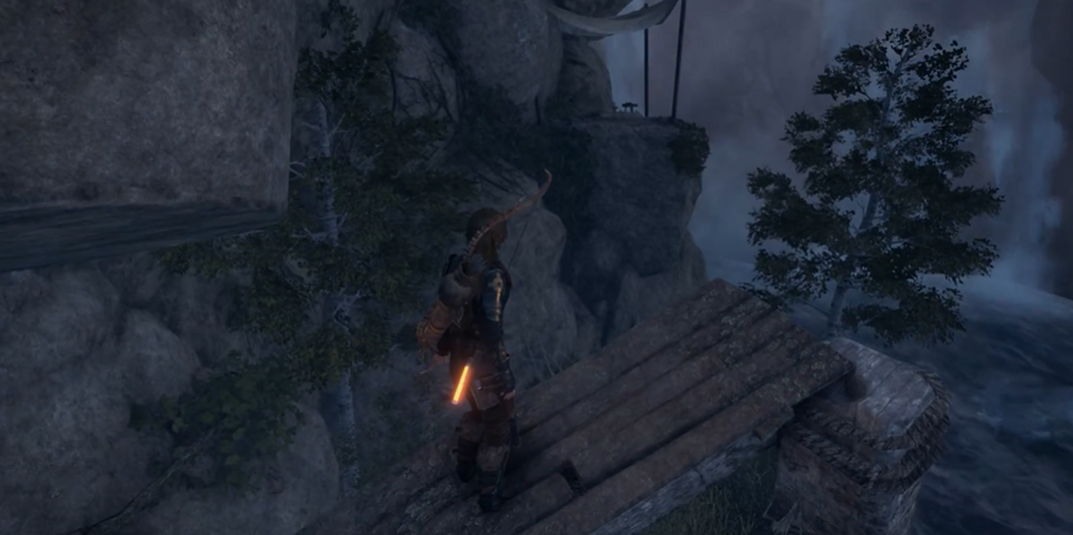 古墓丽影瀑布怎么过