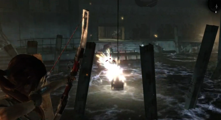 古墓丽影9实验室怎么过水