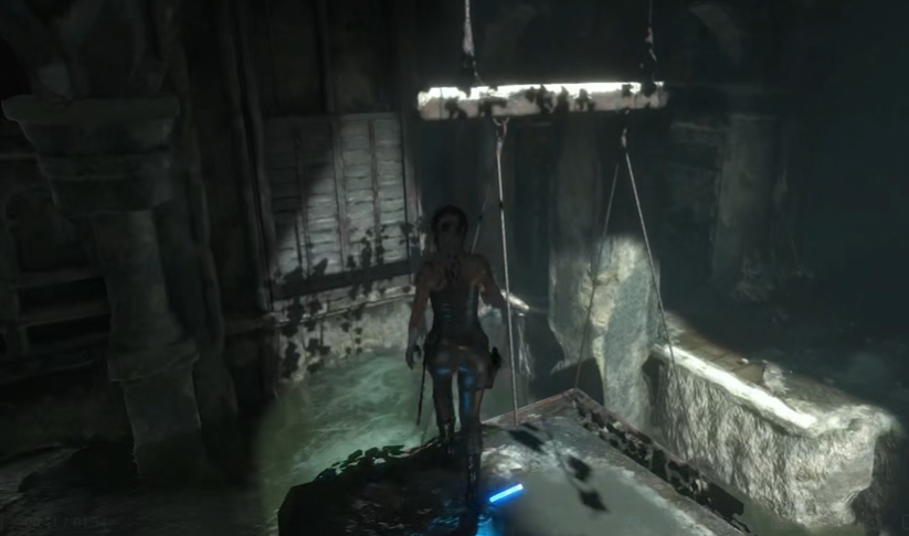 古墓丽影横梁怎么抓