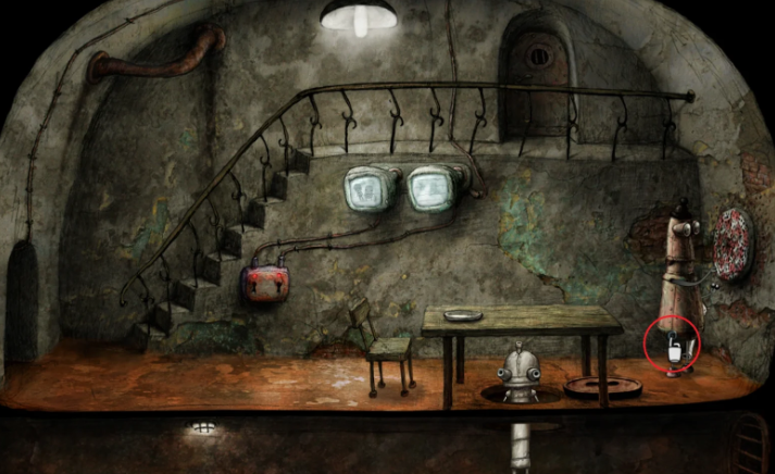 机械迷城怎么拿钥匙用