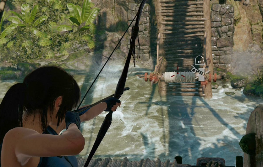 古墓丽影暗影水车那里怎么过