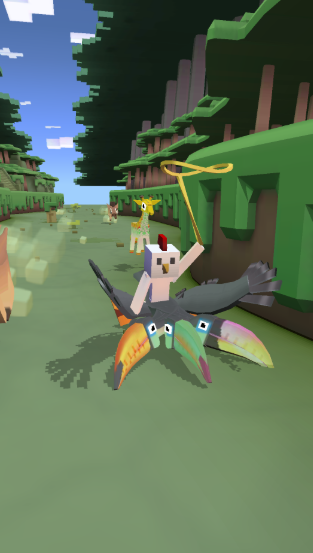 疯狂动物园里的三嘴鸟怎么抓