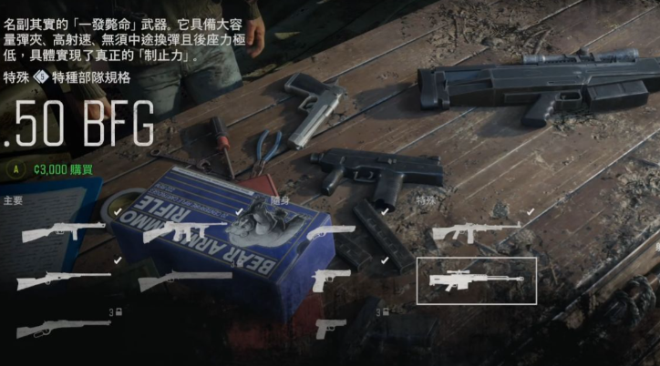 往日不再怎么改造武器