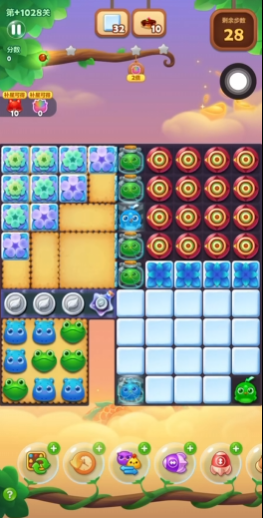 开心消消乐隐藏关1028怎么过