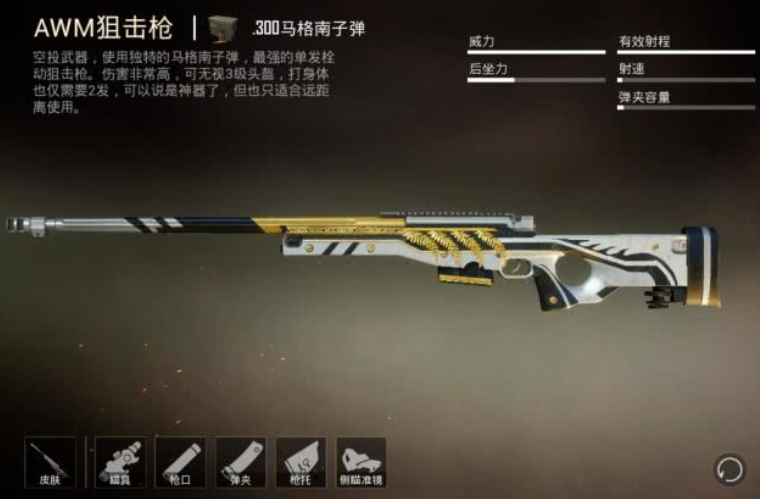 绝地求生awm满配需要哪些