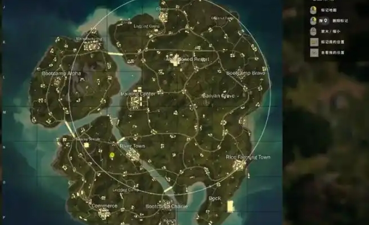 绝地求生4x4地图哪里富