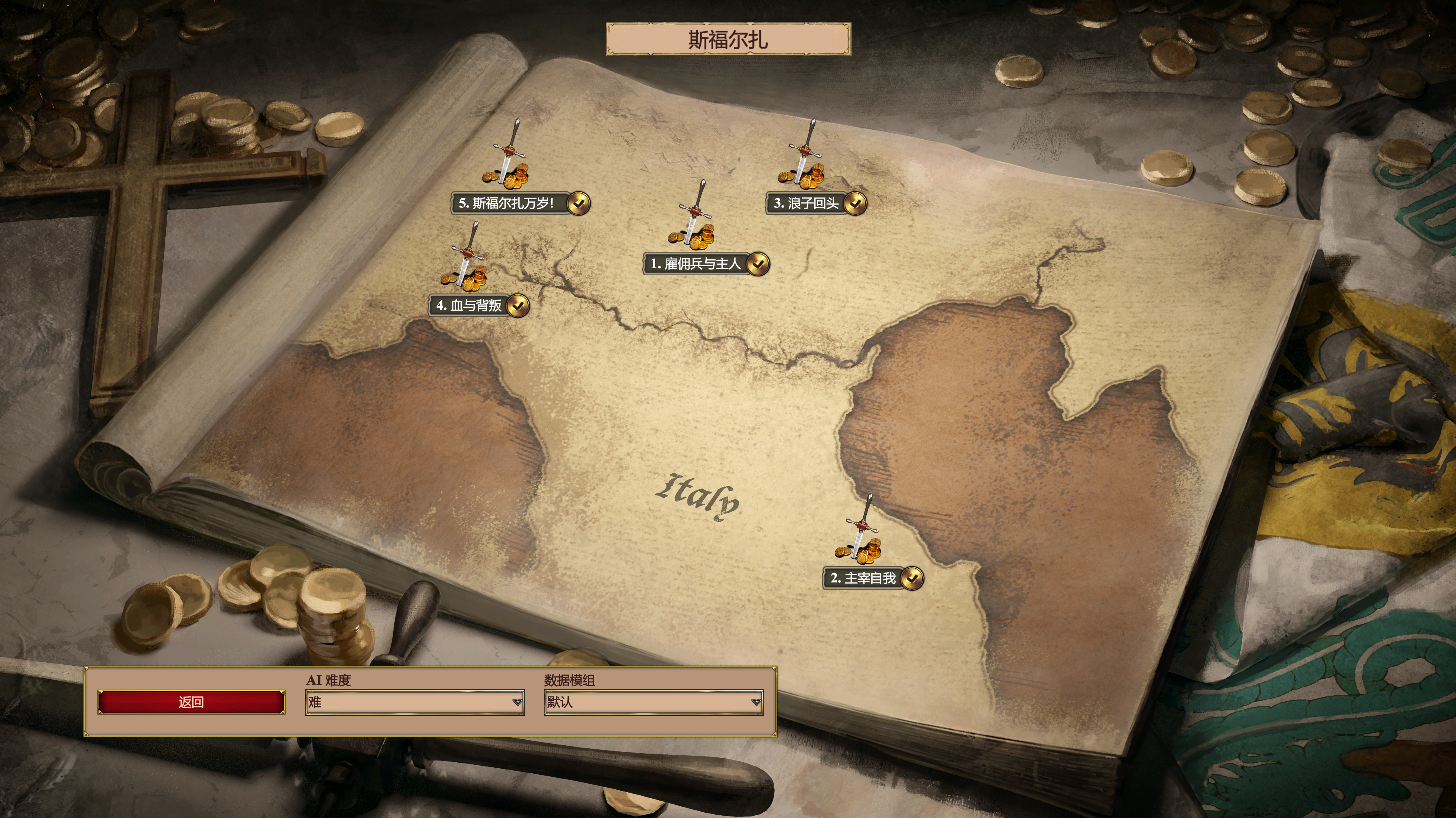 帝国时代2斯福尔扎怎么打
