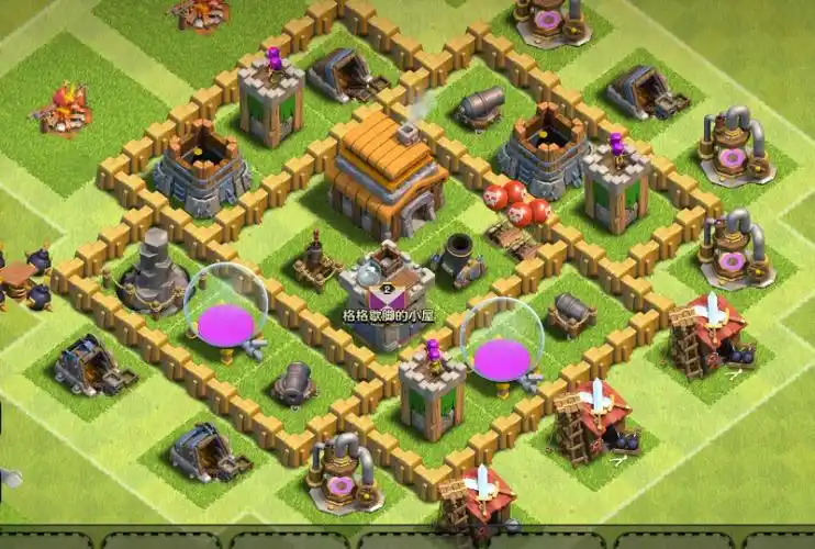 部落冲突石头放哪好一点