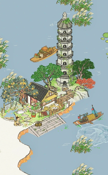 江南百景图白鹅乡舍放哪里