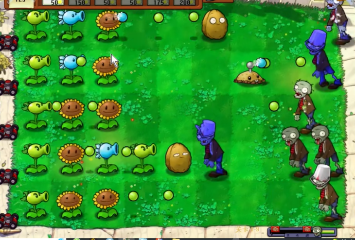 植物大战僵尸95版1-9怎么过